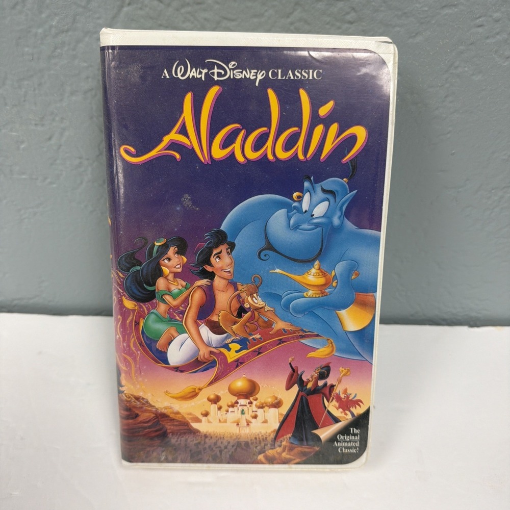 A Walt Disney Classic‎ - Aladdin (VHS, 1993) Clamshell